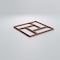 Ekena Millwork Extra Small Sheffield Decorative Fretwork Wood Wall Panels, Walnut, 7 3/8"W x 7 3/8"H x 3/8"T WALW08X08X0375SHFWA - alternate 3
